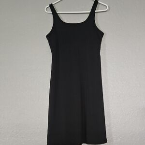 Columbia Black Sheath Midi Dress Day To Night Quick Dry Omni-Freeze